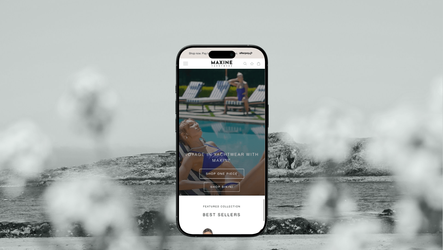 Maxine App Page Design